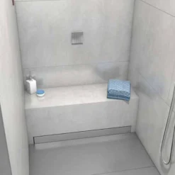 Wedi Sanoasa Tileable Bench 1 - Straight - 1200mm | Wet Room Bench | Wedi Wetrooms -Bathroom Sales Shop wedi straight bench3