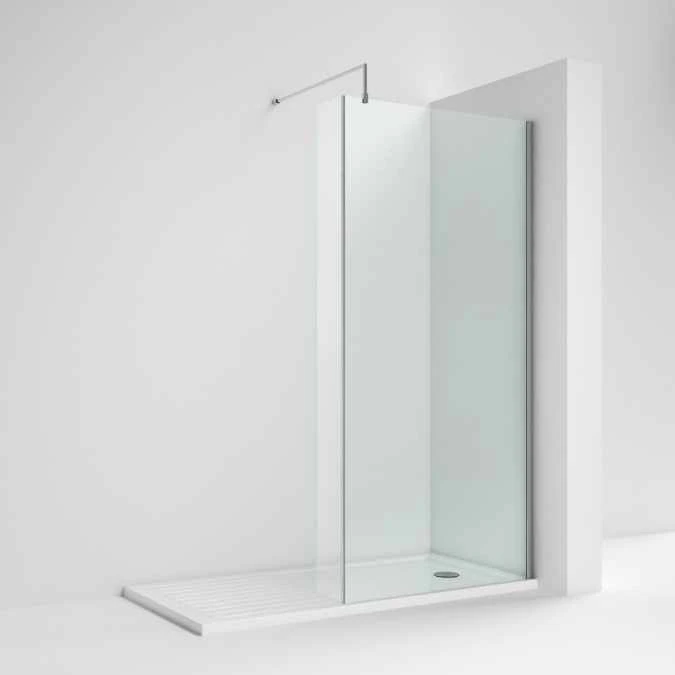800mm Walk In Shower Screen - Nuie | Premium Wetroom Glass for Modern Bathrooms 4 800mm Walk In Shower Screen - Nuie | Premium Wetroom Glass for Modern Bathrooms - Image 2