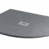 MX Minerals 1200 x 800 RH Ash Grey Slate Effect Offset Quadrant Shower Tray -Bathroom Sales Shop x2q