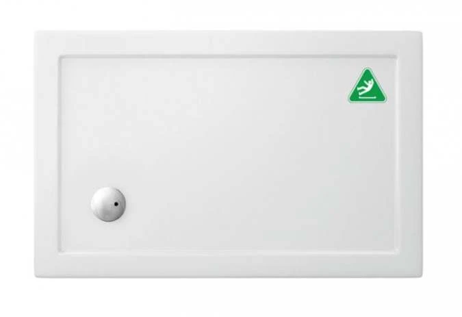 Zamori Anti-Slip Rectangular Shower Tray 1000x900mm - Corner Waste - Z1168A 3 Zamori Anti-Slip Rectangular Shower Tray 1000x900mm - Corner Waste - Z1168A