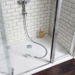 Zamori Anti-Slip Rectangular Shower Tray - 1700 X 760 - Central Waste - Z1184A 12 Zamori Anti-Slip Rectangular Shower Tray - 1700 X 760 - Central Waste - Z1184A -Bathroom Sales Shop zamori 1200 1000 anti slip shower tray 3.showroom image 3