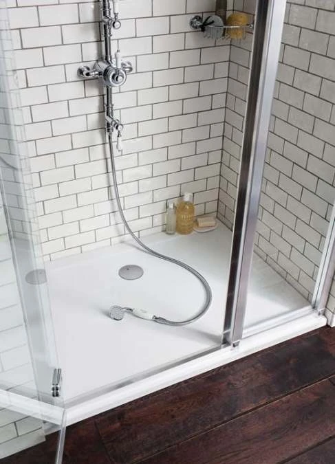 Zamori Anti-Slip Rectangular Shower Tray 1800x800mm - Central Drain - Z1343A 6 Zamori Anti-Slip Rectangular Shower Tray 1800x800mm - Central Drain - Z1343A - Image 4