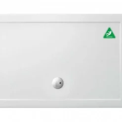 Zamori Anti-Slip Rectangular Shower Tray 1200 X 800 - Central Waste - Z1175A | Durable & Stylish Shower Base