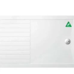 Zamori Anti-Slip Walk-In Rectangular Shower Tray 1400 X 900mm Central Waste - Z1186A | Premium Shower Base