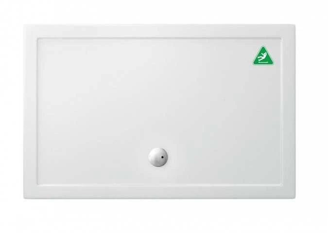 Zamori Anti-Slip Rectangular Shower Tray - 1400 X 900mm - Central Waste - Z1178A 3 Zamori Anti-Slip Rectangular Shower Tray - 1400 X 900mm - Central Waste - Z1178A