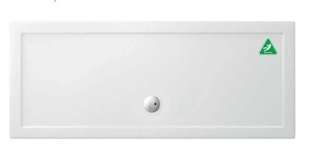 Zamori Anti-Slip Rectangular Shower Tray 1700x700mm with Central Waste - Z1183A 3 Zamori Anti-Slip Rectangular Shower Tray 1700x700mm with Central Waste - Z1183A