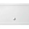 Zamori Anti-Slip Rectangular Shower Tray 1800x800mm - Central Drain - Z1343A