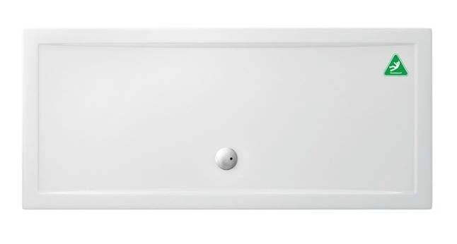 Zamori Anti-Slip Rectangular Shower Tray 1800x800mm - Central Drain - Z1343A 3 Zamori Anti-Slip Rectangular Shower Tray 1800x800mm - Central Drain - Z1343A