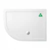 Zamori Anti-Slip Offset Quadrant Shower Tray - 1200 x 900mm - Left Hand - Z1203A -Bathroom Sales Shop zamori offset quadrant Z1203A