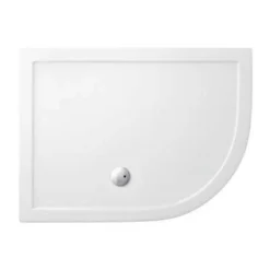 Zamori Offset Quadrant Shower Tray 1200 x 900 mm - Right Hand - Z1204 | Premium Shower Base