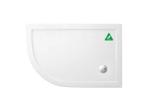 Zamori Anti-Slip Offset Quadrant Shower Tray 1200 x 800mm - Left Hand - Z1201A 3 Zamori Anti-Slip Offset Quadrant Shower Tray 1200 x 800mm - Left Hand - Z1201A