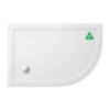 Zamori Anti-Slip Offset Quadrant Shower Tray 1200 x 800 - Right Hand - Z1202A -Bathroom Sales Shop zamori quadrant Z1202A